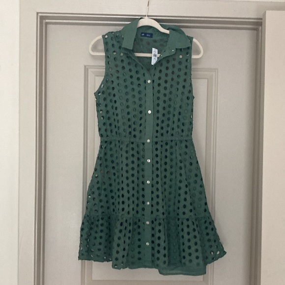 Gap Eyelet Tiered Mini Dress - Picture 5 of 6